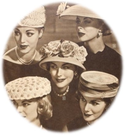 ladies wearing hats