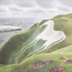 painting of the white horse by Eric Ravilious