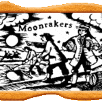 black and white image of mythical moonrakers